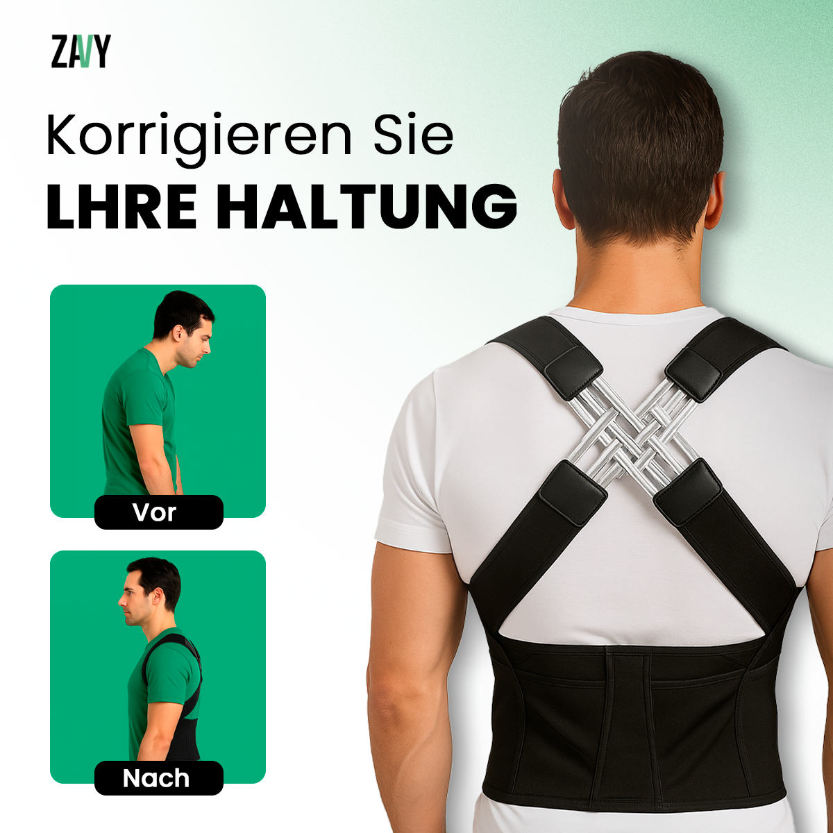 SpineAlign – Korrigieren Sie Ihre Haltung in Sekunden – Zavy