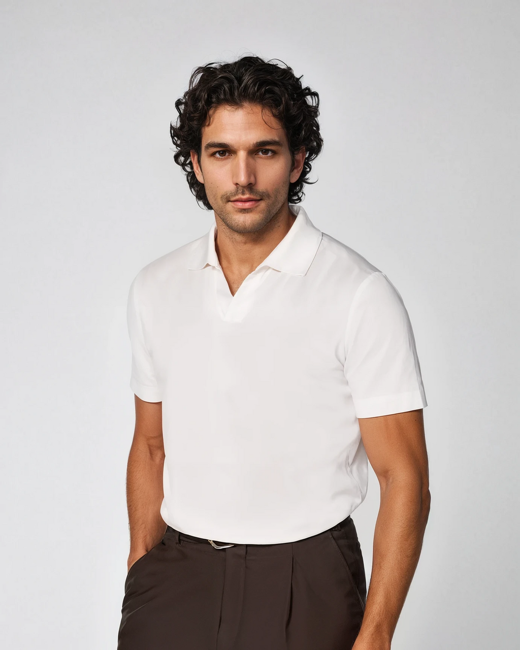 SORRENTO V-NECK POLO